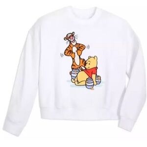 Disney White Sweater with Tigger and Pooh